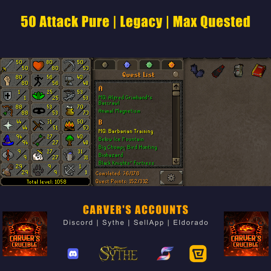 50 Attack Pures