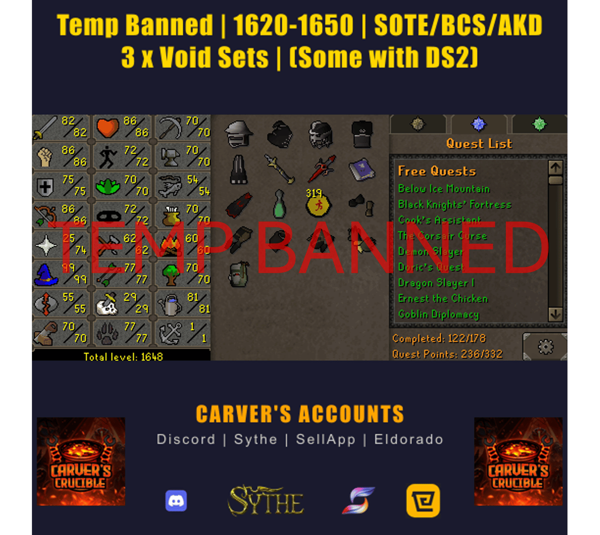 5 x Temp Banned Bundle.